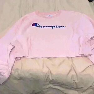 cropped champion sweatshirt